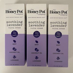 Free Shipping - Honey Pot Soothing Lavender Vulva Cream (Set of 3)